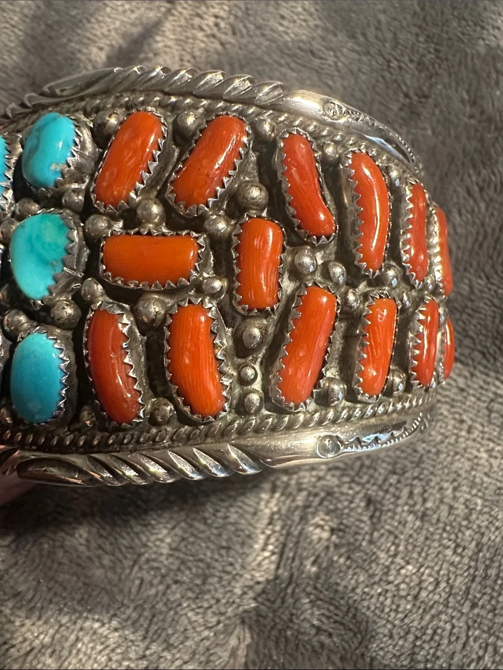 Vintage Navajo Cuff Tommy Moore Sterling